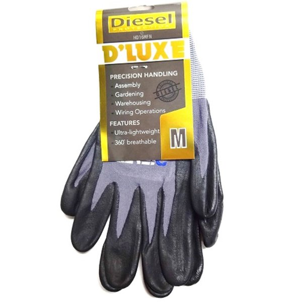 Diesel Protection Diesel Protection D’Luxe Antislip Gloves, Size Medium (36 Pairs) ZZZ-DIE-DLX-1882x36